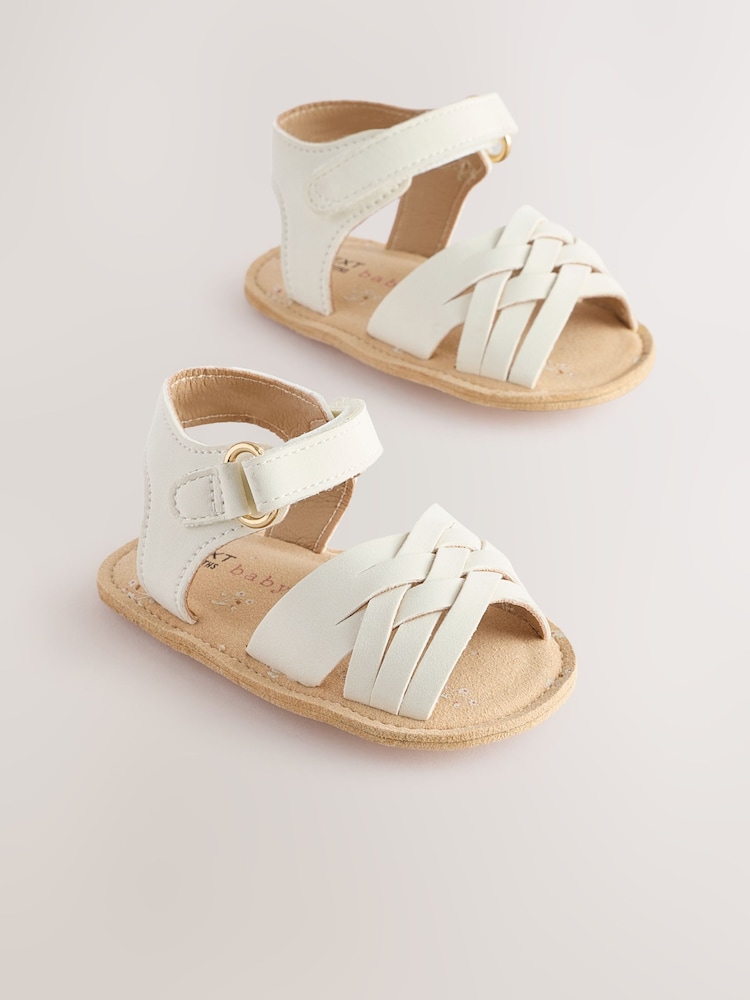 Weiß - Baby-Sandalen (0–24 Monate) - Bild 1 von 5 Weiß - Baby-Sandalen (0–24 Monate) - Bild 1 von 5