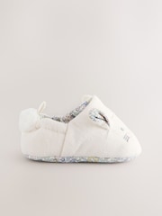 Neutral Bunny Baby Slip On Shoes (0-24mths) - Image 2 of 4
