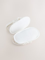 White Broderie Baby Sandals (0-24mths) - Image 5 of 5
