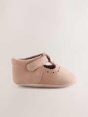 Tan Leather Baby T-Bar Shoes (0-24mths) - Image 2 of 6