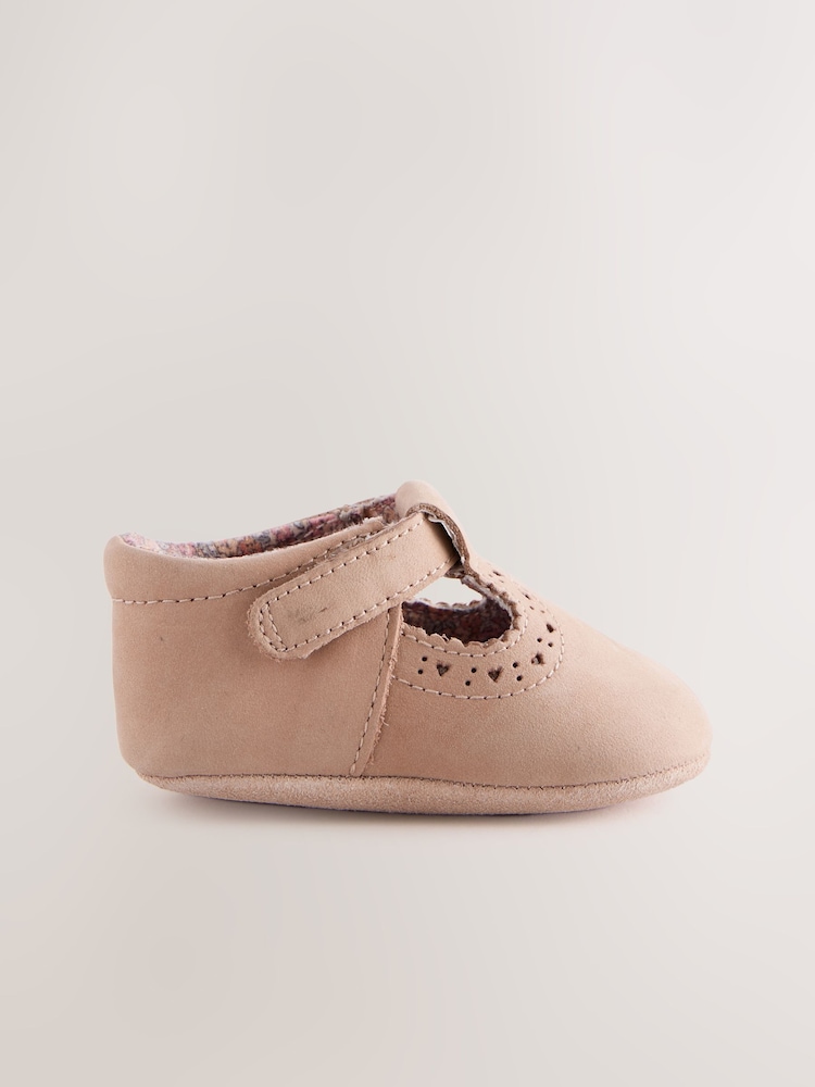 Tostado - Leather Baby T-Bar Shoes (0-24mths) - Imagen 2 de 6 Tostado - Leather Baby T-Bar Shoes (0-24mths) - Imagen 2 de 6