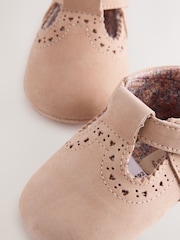 Tan Leather Baby T-Bar Shoes (0-24mths) - Image 3 of 6