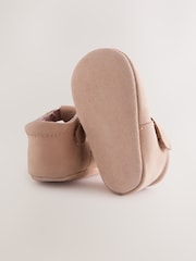 Tan Leather Baby T-Bar Shoes (0-24mths) - Image 6 of 6