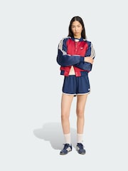 adidas Originals Red Satin Bomber Jacket - Image 3 of 5