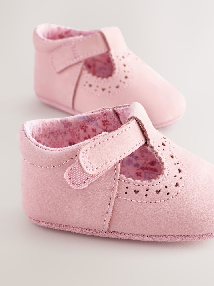 Pink - Lederschuhe mit T-Steg für Babys (0–24M.) - Bild 4 von 4 Pink - Lederschuhe mit T-Steg für Babys (0–24M.) - Bild 4 von 4