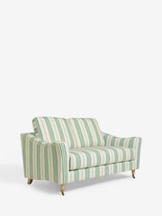 Laura Ashley Blue, Green & Cream Barwell Stripe Pearson Small 2 Seater Sofa - Image 7 of 7