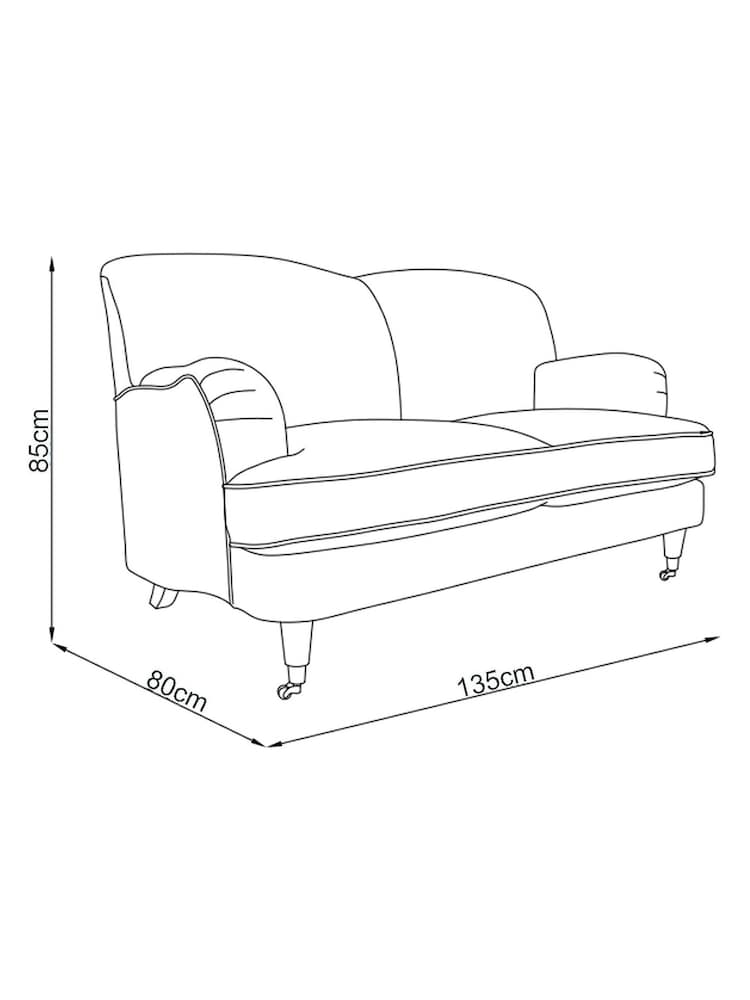 Laura Ashley Launton Natural Bartson Small 2 Seater Sofa - Image 8 of 8