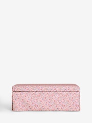 Cath Kidston Feather Ditsy Coral Pink Storage Ottoman - Image 4 of 9