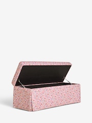 Cath Kidston Feather Ditsy Coral Pink Storage Ottoman - Image 6 of 9