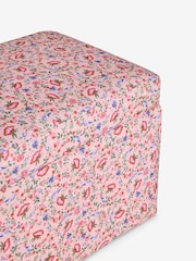 Cath Kidston Feather Ditsy Coral Pink Storage Ottoman - Image 7 of 9