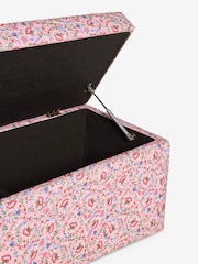 Cath Kidston Feather Ditsy Coral Pink Storage Ottoman - Image 8 of 9