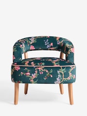 Cath Kidston Birds and Berries Bottle Green Remi Accent Chair - Image 5 of 8