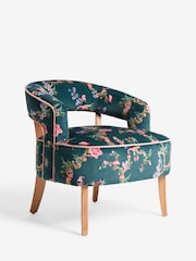 Cath Kidston Birds and Berries Bottle Green Remi Accent Chair - Image 6 of 8