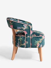 Cath Kidston Birds and Berries Bottle Green Remi Accent Chair - Image 7 of 8