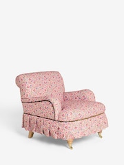 Cath Kidston Feather Ditsy Coral Pink Lilly Accent Chair - Image 6 of 8
