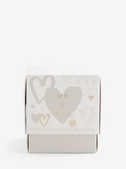 White Mr and Mrs Country Wedding Jasmine Candle - Image 3 of 4