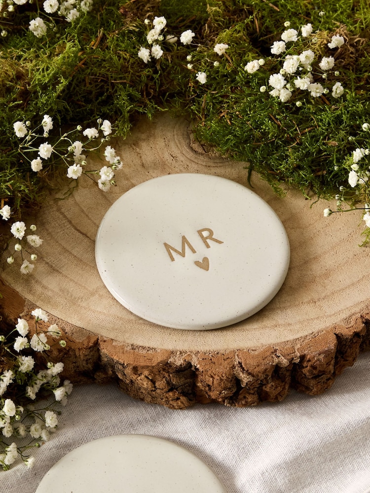 Natural Country Wedding Coaster MR - Image 1 of 3 Natural Country Wedding Coaster MR - Image 1 of 3