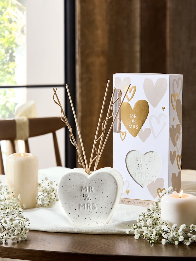 Mr and Mrs Country Wedding Jasmine Diffuser - Image 1 of 3