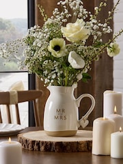 Mr and Mrs Country Wedding Vase Jug - صورة 1 من 5