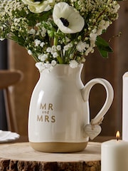 Mr and Mrs Country Wedding Vase Jug - صورة 2 من 5