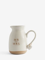 Mr and Mrs Country Wedding Vase Jug - صورة 4 من 5