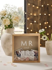 Natural Mr and Mrs Wedding Cork Saver Keepsake Frame - Image 1 of 9