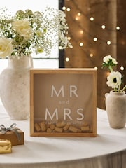 Natural Mr and Mrs Wedding Cork Saver Keepsake Frame - Image 3 of 9