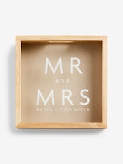 Natural Mr and Mrs Wedding Cork Saver Keepsake Frame - Image 7 of 9