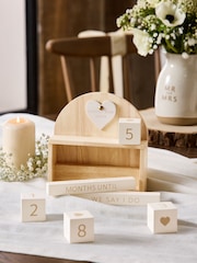Cream Country Wedding Countdown Calendar - Image 2 of 6