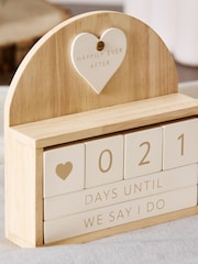 Cream Country Wedding Countdown Calendar - Image 3 of 6