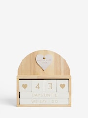 Cream Country Wedding Countdown Calendar - Image 4 of 6