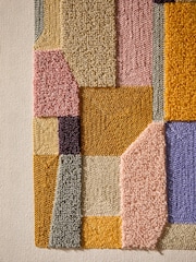 MADE.COM Multi Tonal Alonzo Embroidered Wall Art - Image 2 of 4