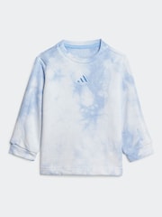 adidas Blue All SZN Wash Tracksuit - Image 2 of 7