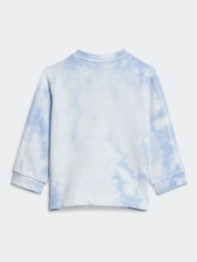 adidas Blue All SZN Wash Tracksuit - Image 3 of 7