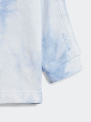 adidas Blue All SZN Wash Tracksuit - Image 5 of 7