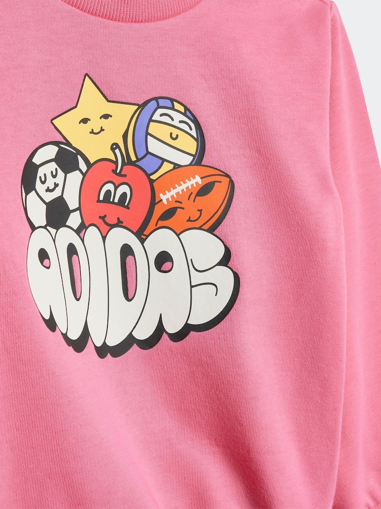 adidas Essentials Bébé Fun All-Over Imprimé Survêtement - Image 11 of 13