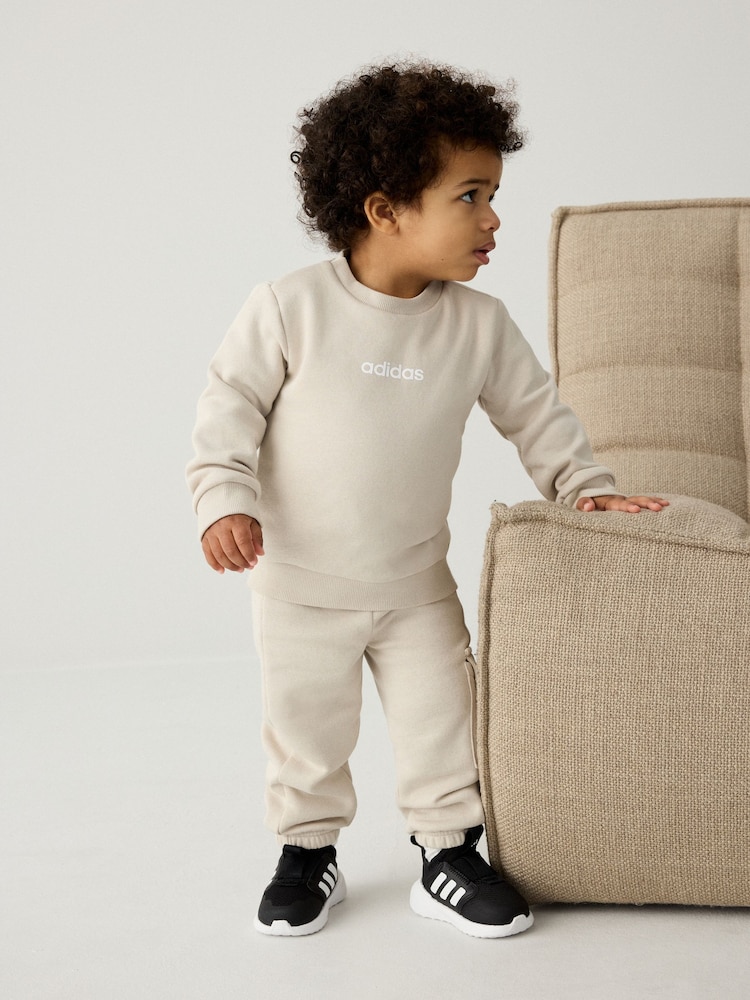 لون طبيعي - بدلة رياضية من Adidas Essentials - صورة 2 من 10