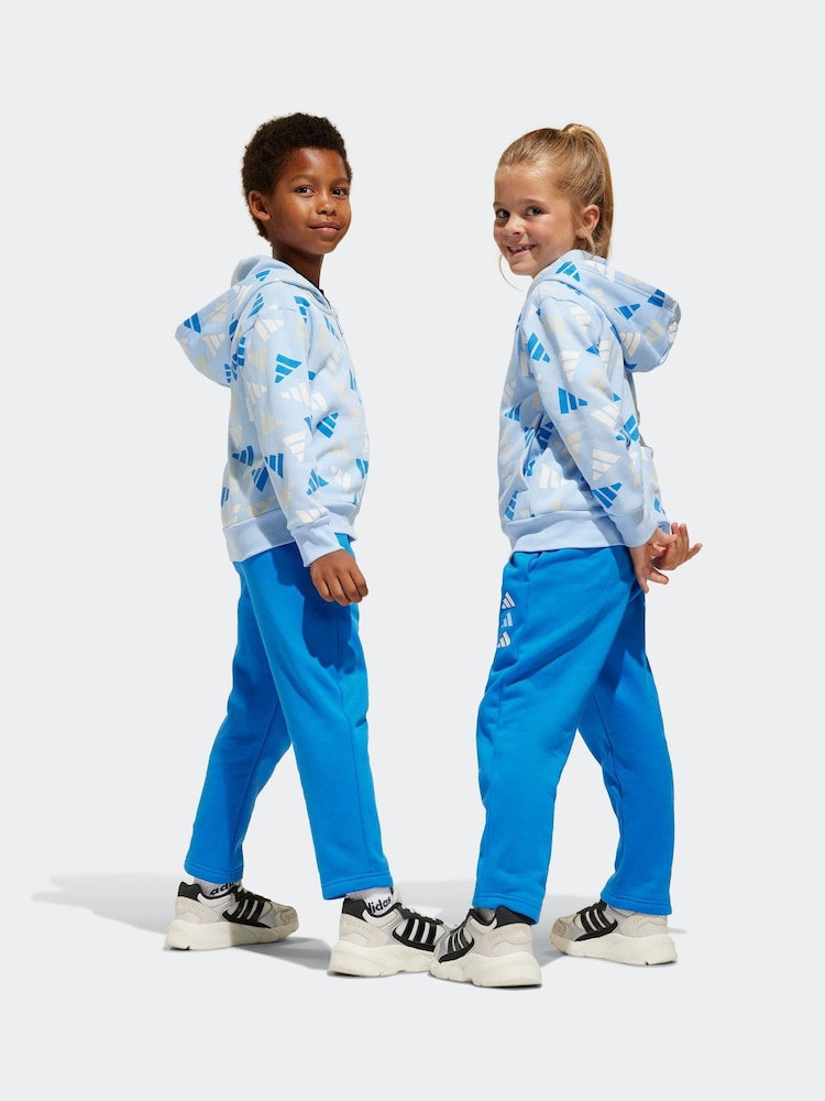 adidas Blue Tracksuit - Image 1 of 8 adidas Blue Tracksuit - Image 1 of 8