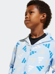 adidas Blue Tracksuit - Image 5 of 8