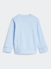 adidas Blue Infant Essentials Sweatshirt and Joggers Set - Image 9 of 12
