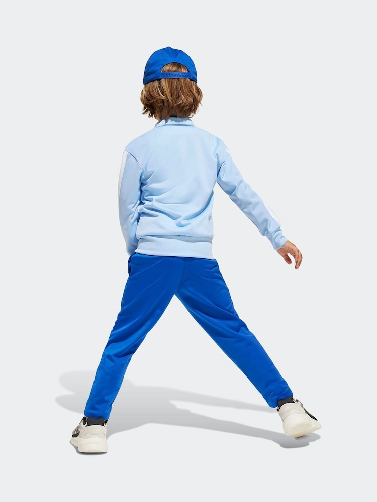 adidas Blue Essentials Climacool Little Kids Tracksuit - Image 2 of 9 adidas Blue Essentials Climacool Little Kids Tracksuit - Image 2 of 9