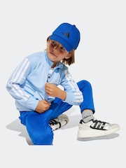 أزرق - بدلة رياضية بتقنية قابلة للتهوية للأطفال تشكيلة Essentials من adidas - صورة 6 من 9