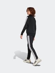 adidas Black Seasonal Essentials Tiberio 3-Stripes Tricot Kids Tracksuit - Image 2 of 9