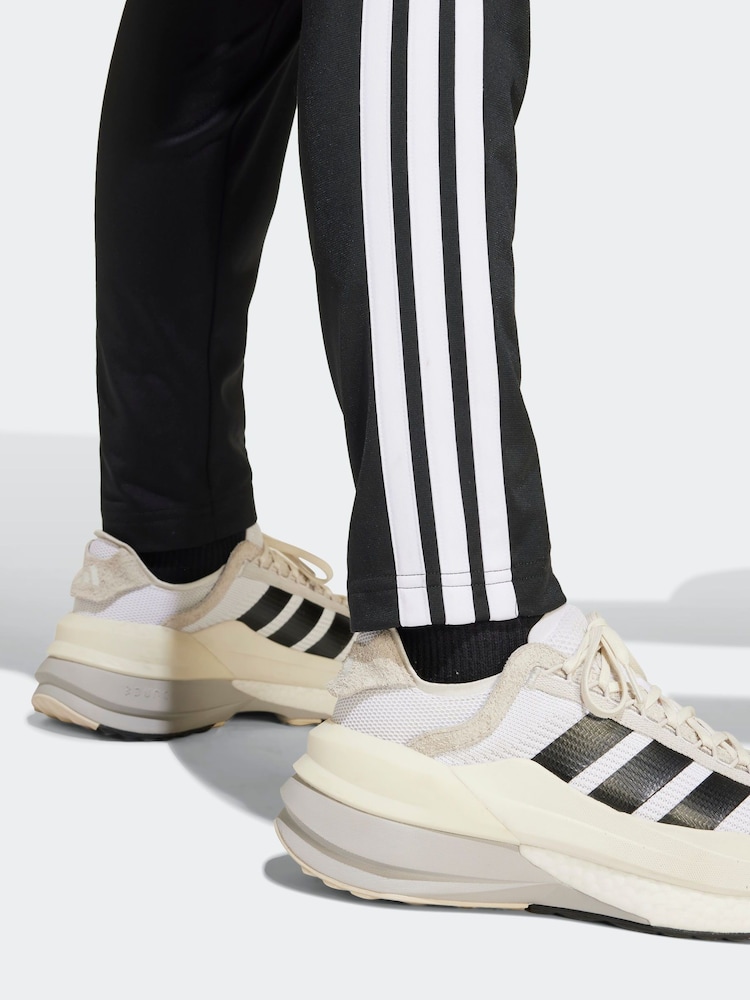 adidas Black Seasonal Essentials Tiberio 3-Stripes Tricot Kids Tracksuit - Image 5 of 9