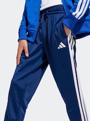 adidas Blue Seasonal Essentials Tiberio 3-Stripes Tricot Kids Tracksuit - Image 6 of 6