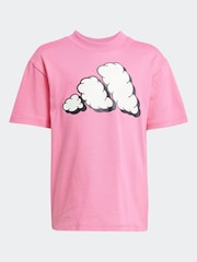 adidas Pink Essentials 100% Cotton Tracksuit - Image 7 of 8
