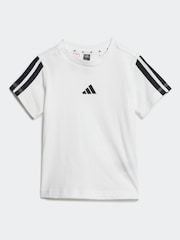 adidas White Essentials 100% Cotton Shorts and T-Shirt Set - Image 2 of 7