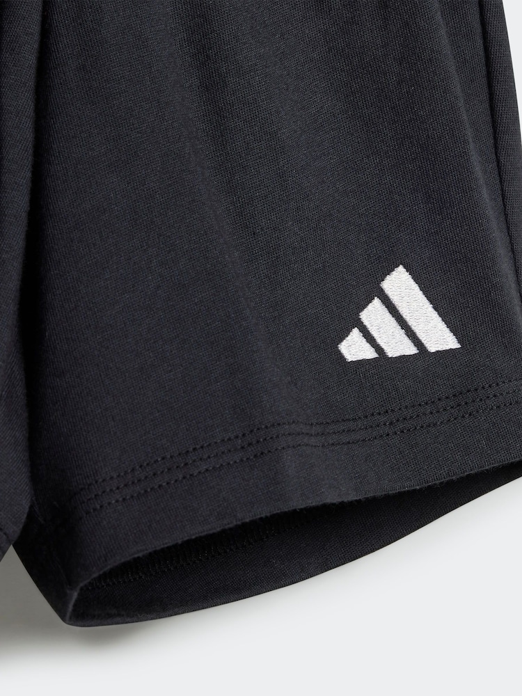adidas White Essentials 100% Cotton Shorts and T-Shirt Set - Image 7 of 7