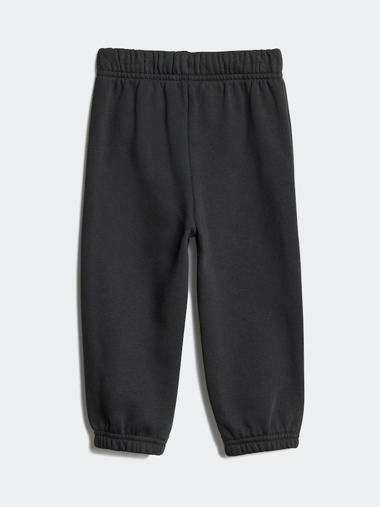 adidas Black Essentials Infant Tracksuit - Image 4 of 7