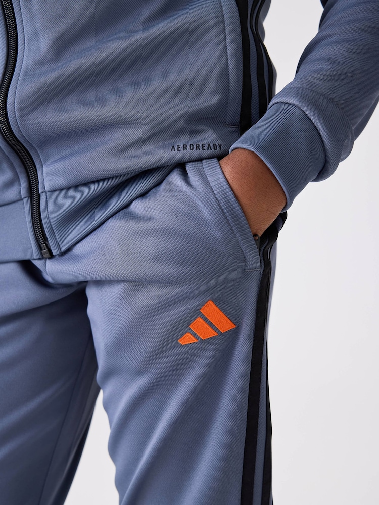 Grijs - adidas Tiro Essentials Tracksuit - Image 3 of 4